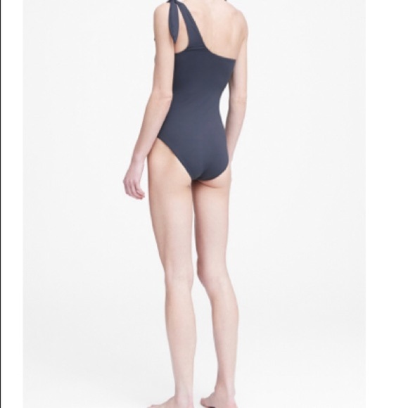 Eberjey So Solid Marion One Piece Comet Blue NWT M - Picture 6 of 6